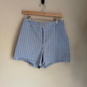 Bagatelle Blue & White Striped Shorts